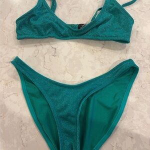 Triangl MAIA - JADED SPARKLE set with pouch